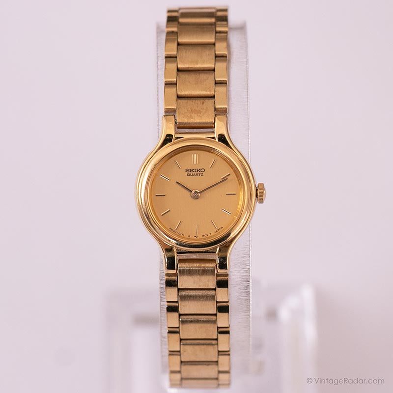 Vintage Seiko 4N00-0041 R0 Watch | Ladies Gold-tone Japan Quartz Watch ...
