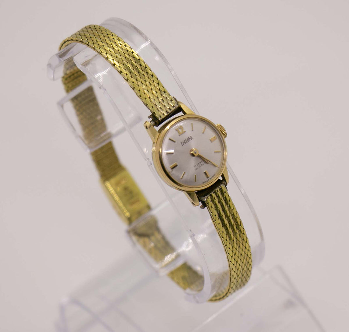 Swiss Made DeSotos 17 Jewels Incabloc Gold Watch for Women 1970s ...