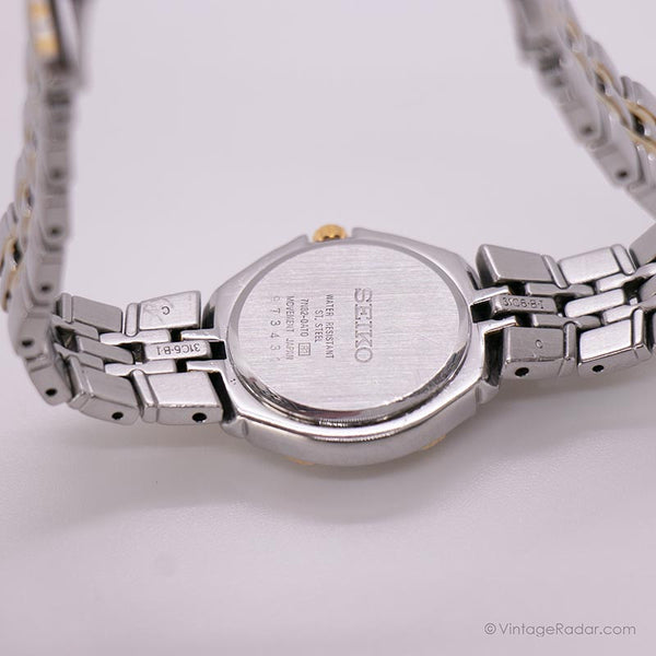 Vintage Seiko 7N82-0AT0 R1 Wristwatch for Her | Two-tone Elegant Watch –  Vintage Radar