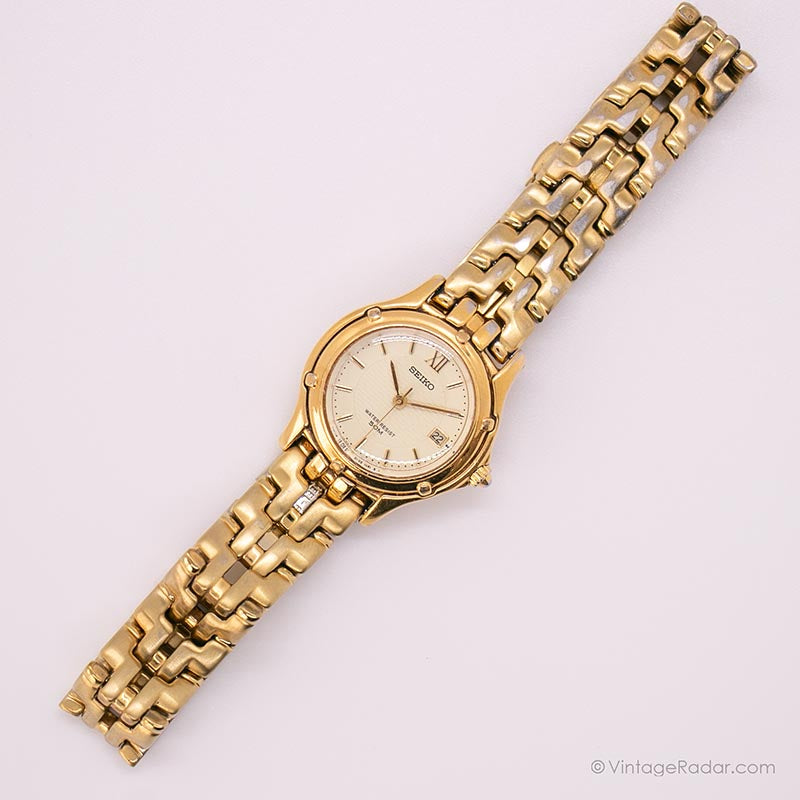 Vintage Seiko 7N82-0599 R1 Watch | Ladies Luxury Dress Watch – Vintage ...