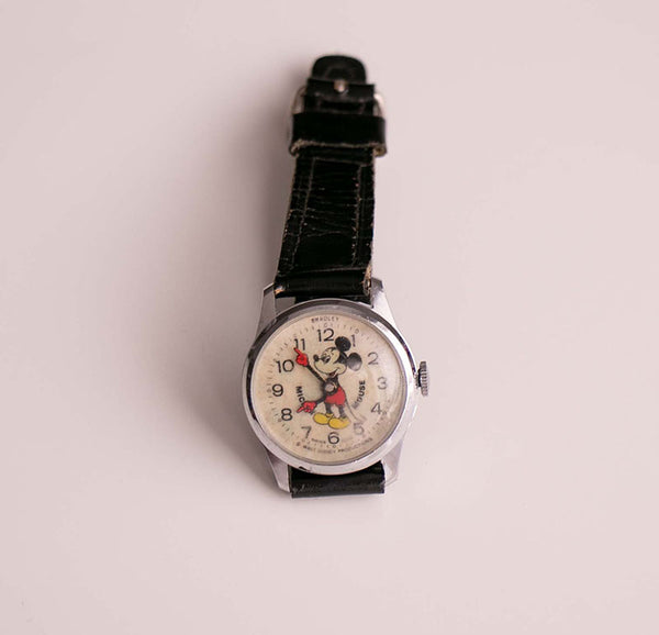 Bradley Swiss Made Mickey Mouse Watch 47 Mechanical Movement – Vintage Radar