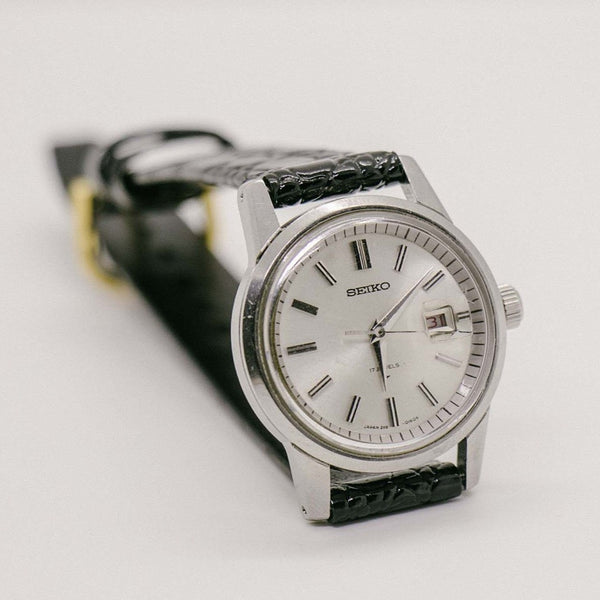 1960s Seiko 2118-0230 Watch | 17 Jewels Daini Seikosha Date Watch – Vintage  Radar