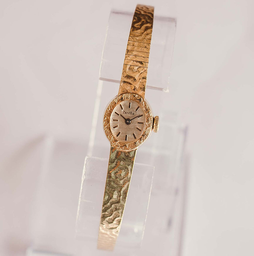 Tiny Gold-Tone Mechanical ZentRa Watch | Gift Watches For Women ...