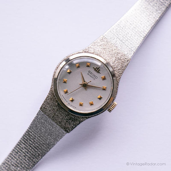 Vintage Seiko 8Y21-0010 R0 Watch | Silver-tone Dress Watch for Her –  Vintage Radar