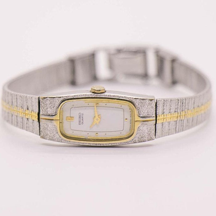 1982 Two Tone Seiko 2E20-6319 RO Watch for Women | Rare Seiko Watch –  Vintage Radar