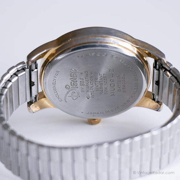 Vintage Stainless Steel Mickey Mouse Watch | Seiko Disney Watch – Vintage  Radar