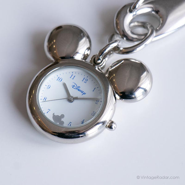 Vintage Disney Pendant Watch | Silver-tone Pocket Watch – Vintage