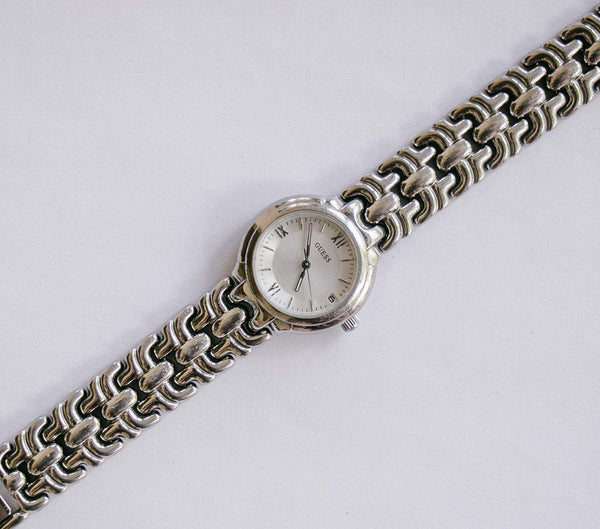Minimalist Silver-tone Guess Watch for Women | Guess Quartz Watches ...