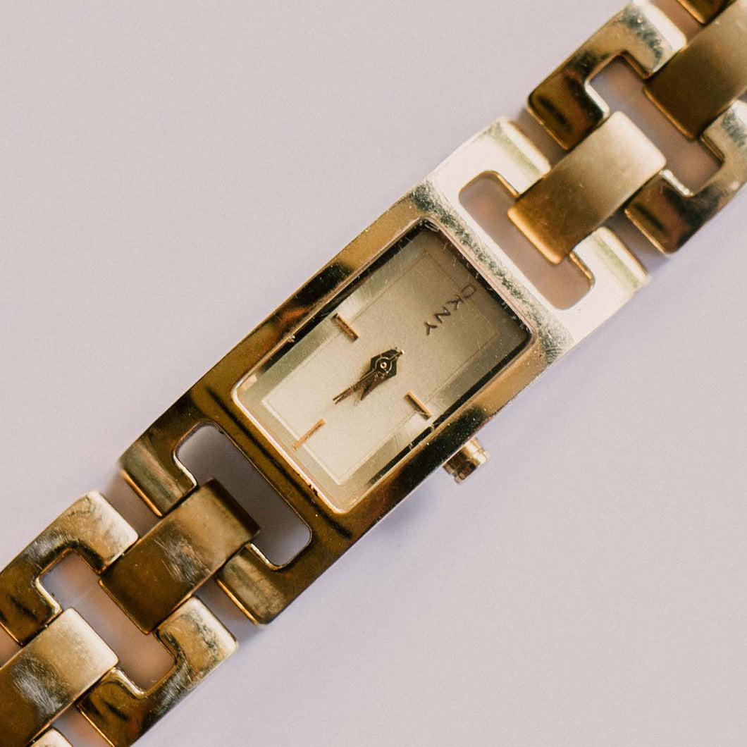 DKNY Luxury Gold-tone Watch for Women | Square Dial DKNY ...