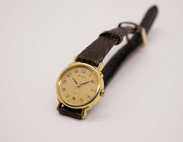 1990s Vintage Seiko Avenue Watch | Rare 90s Seiko Gold Watch – Vintage Radar