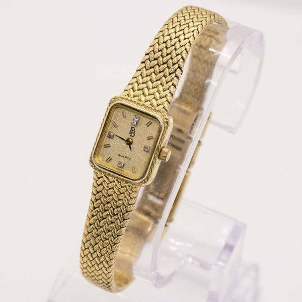 Vintage Luxury PB Quartz Watch | Ladies Diamond Style Wedding Watch ...