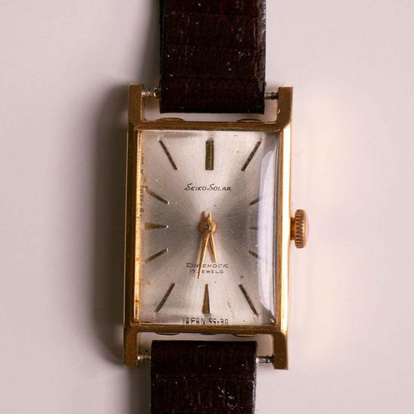 Ultra Rare Seiko Solar 17 Jewels Gold Mechanical Watch Collection – Vintage  Radar