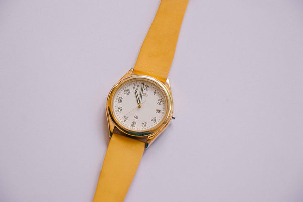 Vintage Seiko 5Y22 Classic Watch | Gold-Tone Seiko Quartz Watch for Sa –  Vintage Radar
