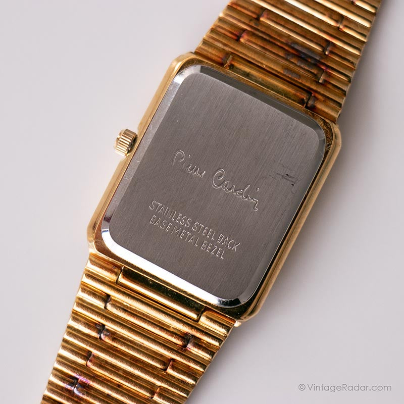 Vintage Gold-tone Pierre Cardin Watch | Designer Fashion Watch ...
