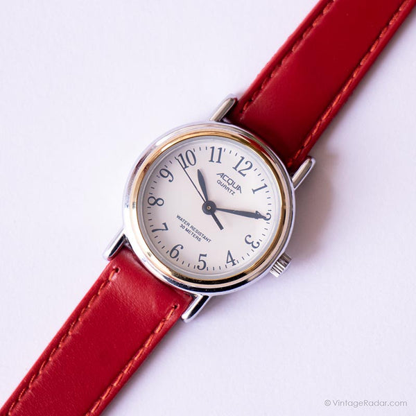 Timex | Accessories | Vintage Acqua By Timex Ladies Oval Silver Tone Dress  Watch New Battery | Poshmark