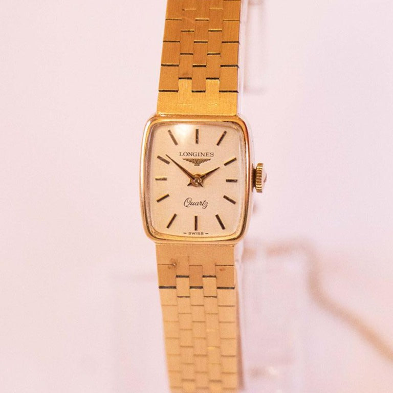 Vintage Longines Quartz Watch for Women | Gold Longines Swiss Watch ...