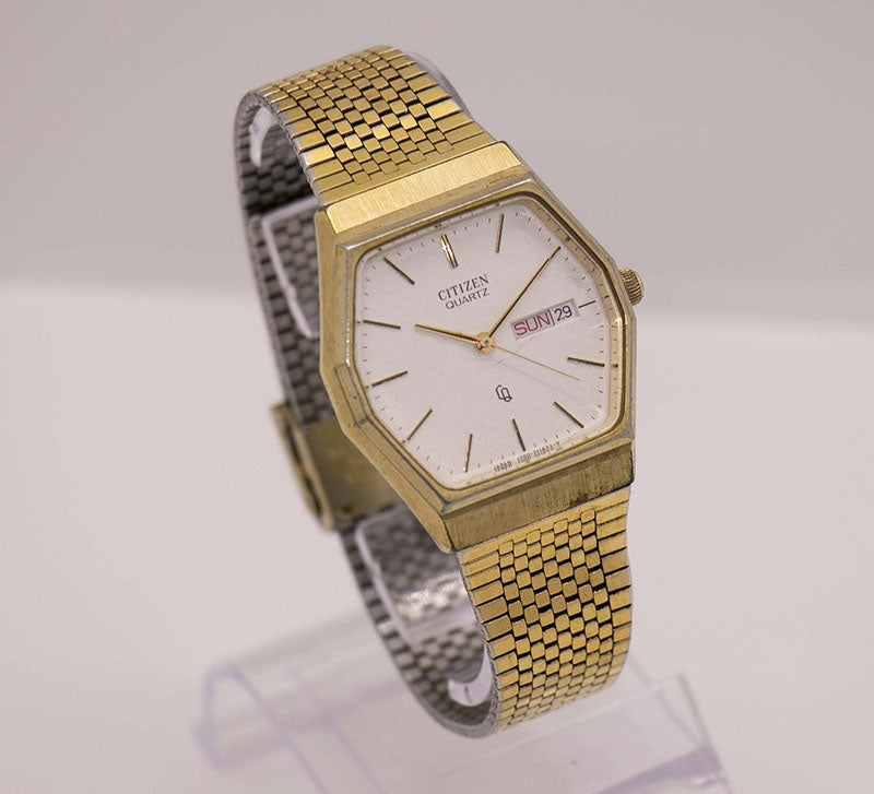 Citizen 1100-R12551 Watch | Vintage Citizen Quartz Watch Black Dial ...