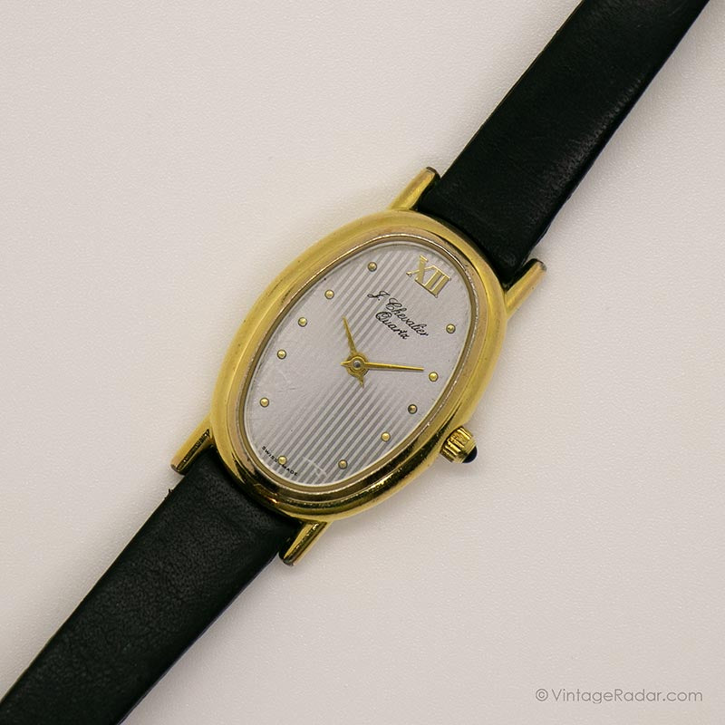 Vintage Joseph Chevalier Watch for Her | Elegant Gold-tone Wristwatch ...