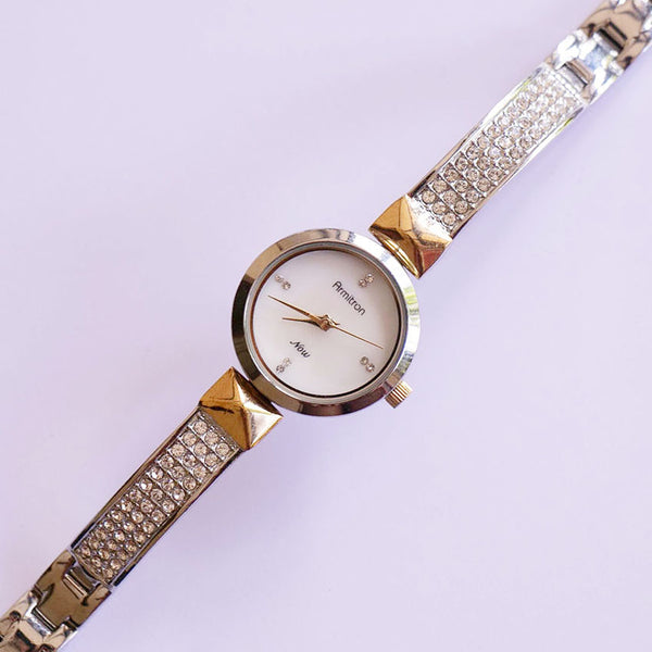 Gold-tone Armitron Women's Watch | Luxury Swarovski Crystal Watch