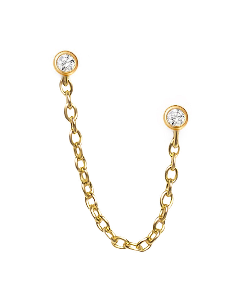 Gold Filled Mila Chain Earring