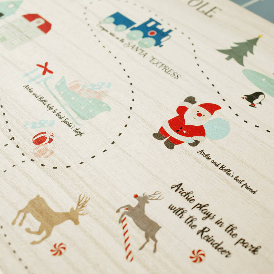North Pole Personalised Christmas Eve Box Seahorse