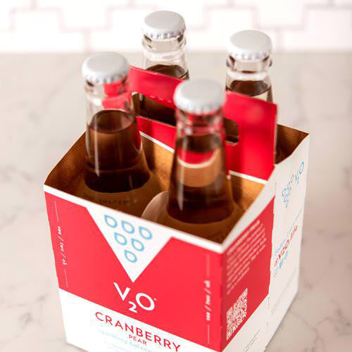 above view of cranberry pear 4 pack