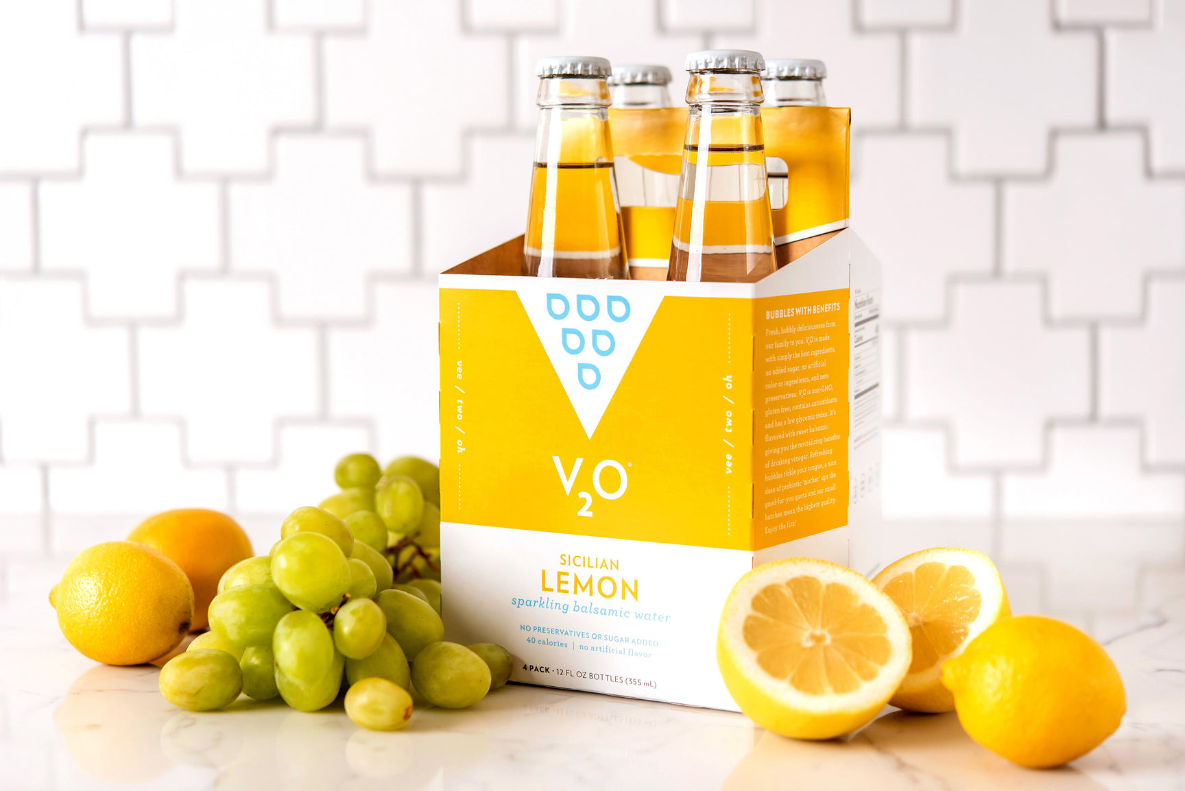 V2O Sicilian Lemon with lemons