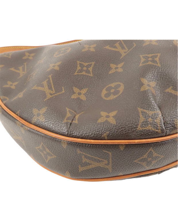 Louis Vuitton Chantilly PM Shoulder Bag Monogram Brown Half Moon Crossbody