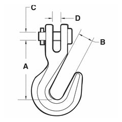 Clevis Hook Dimensions