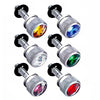 2001-2005 Peterbilt Dash Screws w Colored Diamonds (6 pk)