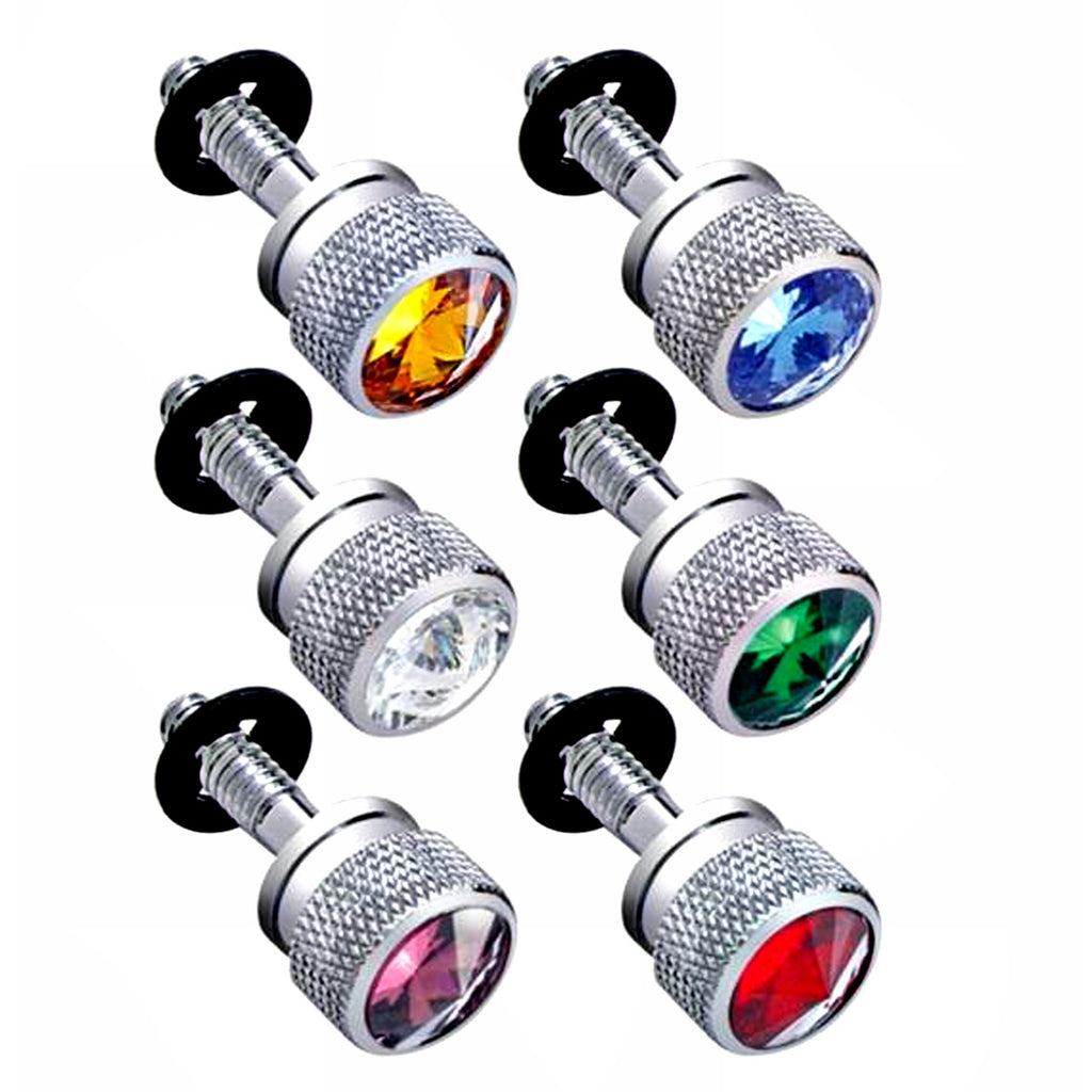 2001-2005 Peterbilt Dash Screws w Colored Diamonds (6 pk)