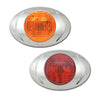 Phoenix Design P3 LED Marker / Clearance Light with .180 Bullet Plugs (Amber or Red Lens)