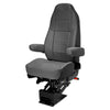 Seats Inc.™ Heritage "Silver" High Back Truck Seat, Black Tuff-Cloth™ & Armrests