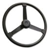 "Mammoth" - 22" Polyurethane Rim Steering Wheel - Painted Black 3-Spokes