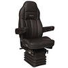 Seats Inc.™ Legacy "Silver" Black Leather, High Back w Armrests