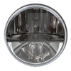 7" Round LED - 2 Diode Headlight with Polycarbonate Lens (12-24V)