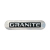 Stainless Steel "Granite" Logo Trims - Rounded