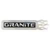 Stainless Steel "Granite" Logo Trims - Flames