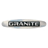 Stainless Steel "Granite" Logo Trims - Oval