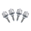 Chrome Bullets with Wings Nut Set (4 Pair)