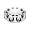 Chrome Dome Front Axle Cover W/ 33mm Nut Cover - Thread-On