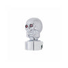 Chrome Skull Head 13/15/18 Speed Gearshift Knob w/ Adapter