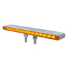 14 LED 12" Double Face Light Bar - Amber & Red LED