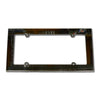 Flat with Sides - Stainless Steel License Plate Frame