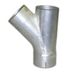 Grand Rock - 4" or 5" Y-Pipe (Type C) Aluminized with Plate