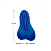 Large Rubber Bull Balls - Blue