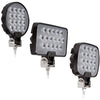 Round, Rectangle or Square 16-LED Ultra-Bright Work Lights