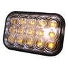 Maxxima 5" Amber Clear Rectangle Light