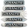 Stainless Steel "Granite" Logo Trims