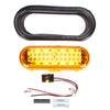 Truck-lite 6" Oval Amber Strobe LED Light